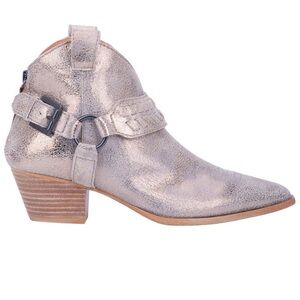 Dingo Keepsake womens braided harness leather western cowgirl boots dusty gold